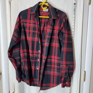 Vintage Bloomingdale's Men's Plaid Shirt